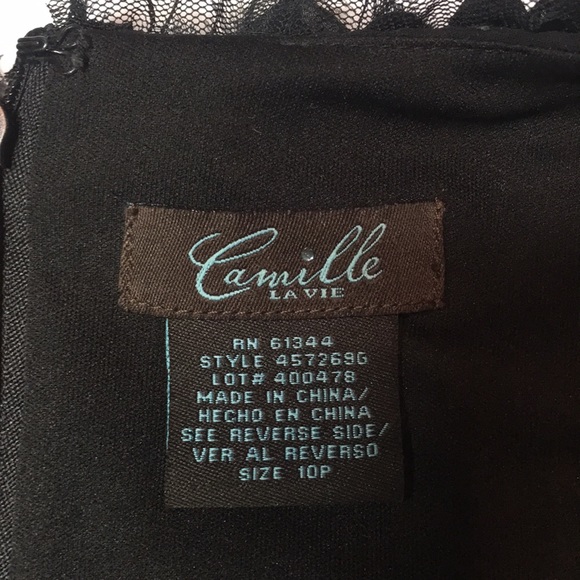 Sleeveless Dress with layered Frills Sz 10P - Picture 11 of 13